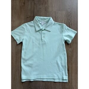 Eyelet & Ivy Boys Spring Green Short Sleeve Polo Shirt Size 5